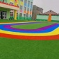 幼儿园人造草坪厂家、幼儿园彩色图案草坪、幼儿园仿真草坪、幼儿园休闲人工草皮